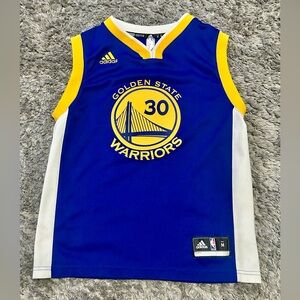 Golden State Warriors Steph Curry Jersey Adidas Youth M Blue #30